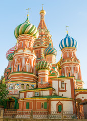 Fototapeta na wymiar Saint Basil's Cathedral in Red Square, Moscow