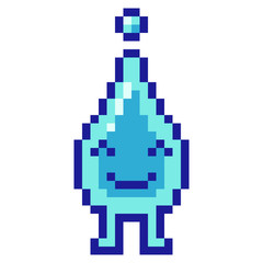 illustration design pixel art water