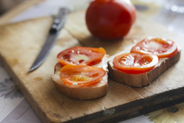Butter bread sandwich