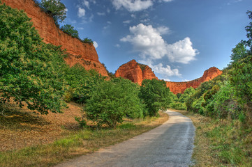 Las Medulas ancient Roman mines, UNESCO, Leon, Spain