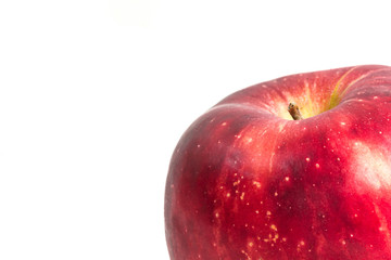 Isolated apples on white background
