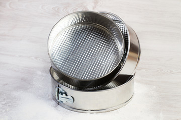 Moldes para tortas y bizcochos. Vista superior