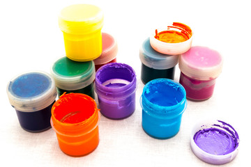 Cans of paint
