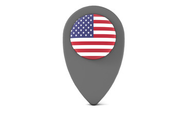 USA Pin Icon
