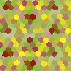 Fototapeta na wymiar Colors low poly hexagon style vector mosaic background