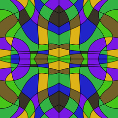 abstract colored stained glass - background mosaic