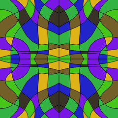 Obraz premium abstract colored stained glass - background mosaic