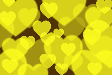 Yellow - Green bokeh background
