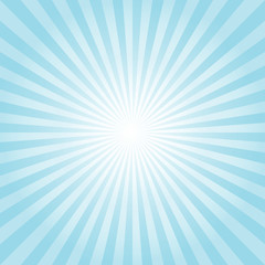 Abstract background. Light Blue rays background. Vector