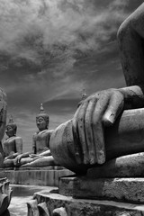 Buddha statue in nakonsithamarat thailand.