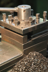 machines for metal processing and shavings