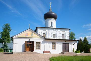 Fototapeta na wymiar The medieval Church of St. George the victorious on a sunny june day. Staraya Russa