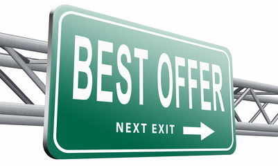 Fototapeta premium best offer or deal