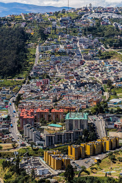 Barrio residencial en Quito