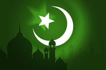 Islamic Green Background