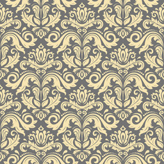 Obraz premium Seamless Vector Wallpaper in the Style of Baroque