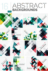 Collection of abstract backgrounds