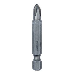 Metal bit, the screwdriver crosswise and direct for the screw gun and a drill isolated on a white...