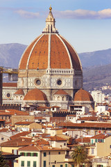 Fototapeta na wymiar cathedral Santa Maria del Fiore (Duomo) , Florence