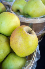 Closeup Apples Basket