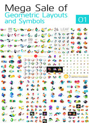 Mega collection of abstract symbols