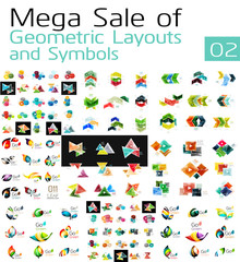 Mega collection of abstract symbols
