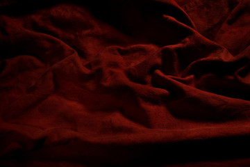 The background of a red material