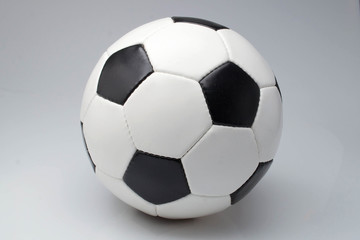 soccer ball on a black background