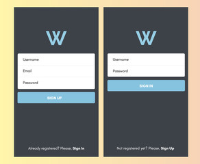 Simple and Clean Login Form Design
