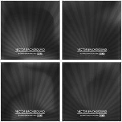 Abstract Creative concept vector multicolored blurred background set. For Web and Mobile Applications, art illustration template design, business infographic and social media, modern decoration