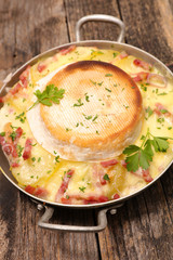 cheese,bacon and potato