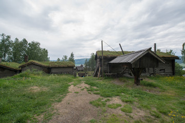 Fototapeta na wymiar Maihaugen open air skansen museum, Norway