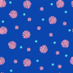 Trendy Seamless Floral Pattern in vector