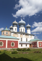 Fototapeta na wymiar Tikhvin Assumption Monastery, a Russian Orthodox, (Tihvin, Saint Petersburg region, Russia)..