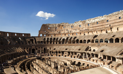 Fototapeta na wymiar Italy. Rome. The ancient Collosseo