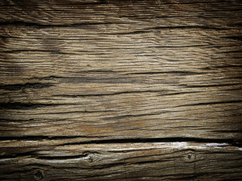 Dark brown colored oak wood texture