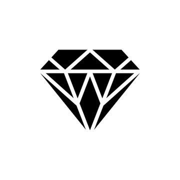 Vector of diamond. Logo. Business icon for the company jewelry / symbol. Vector illustration.