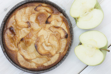 tarta de manzanas, pastel de manzanas