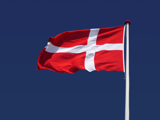 Flagge von D&auml;nemark.