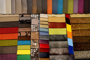 set of upholstery samples for upholstered furniture