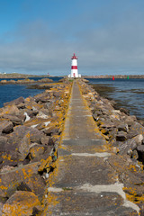 Lighthouse and walkway