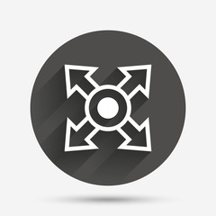 Fullscreen sign icon. Arrows symbol.