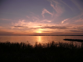 Fototapeta premium Rügen - Gager - Sonnenuntergang 