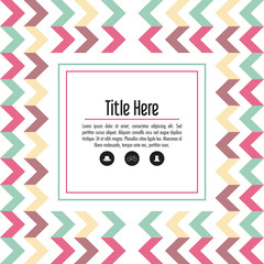 arrow icon. Cover background. Vector graphic