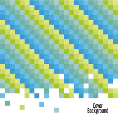 Pixel icon. Cover background. Vector graphic