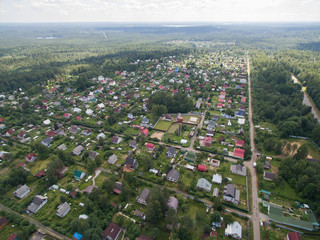 Countryside aerial view