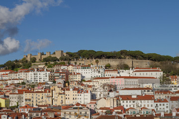 Fototapeta na wymiar Lisbon overview of the castle