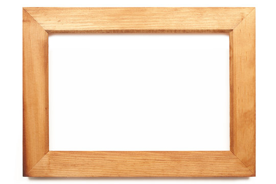 Picture frame of wood