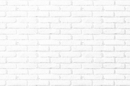 Abstract square white brick wall texture background.