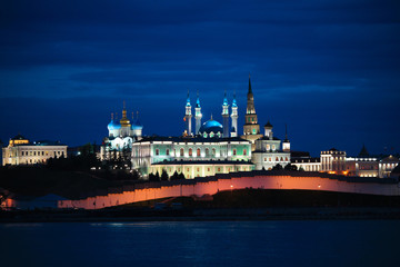  Kazan Kremlin at night